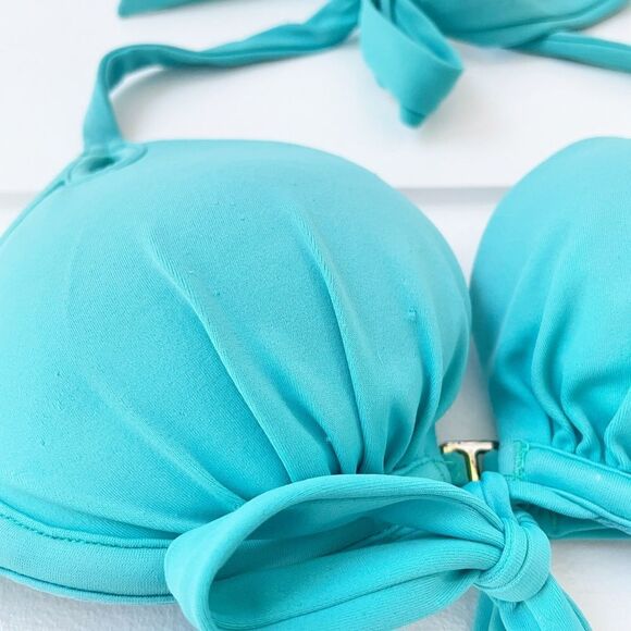 Victoria's Secret Women's Push Up Bombshell Bikini Top Adds 2 Sizes - Size 34A - Picture 7 of 9